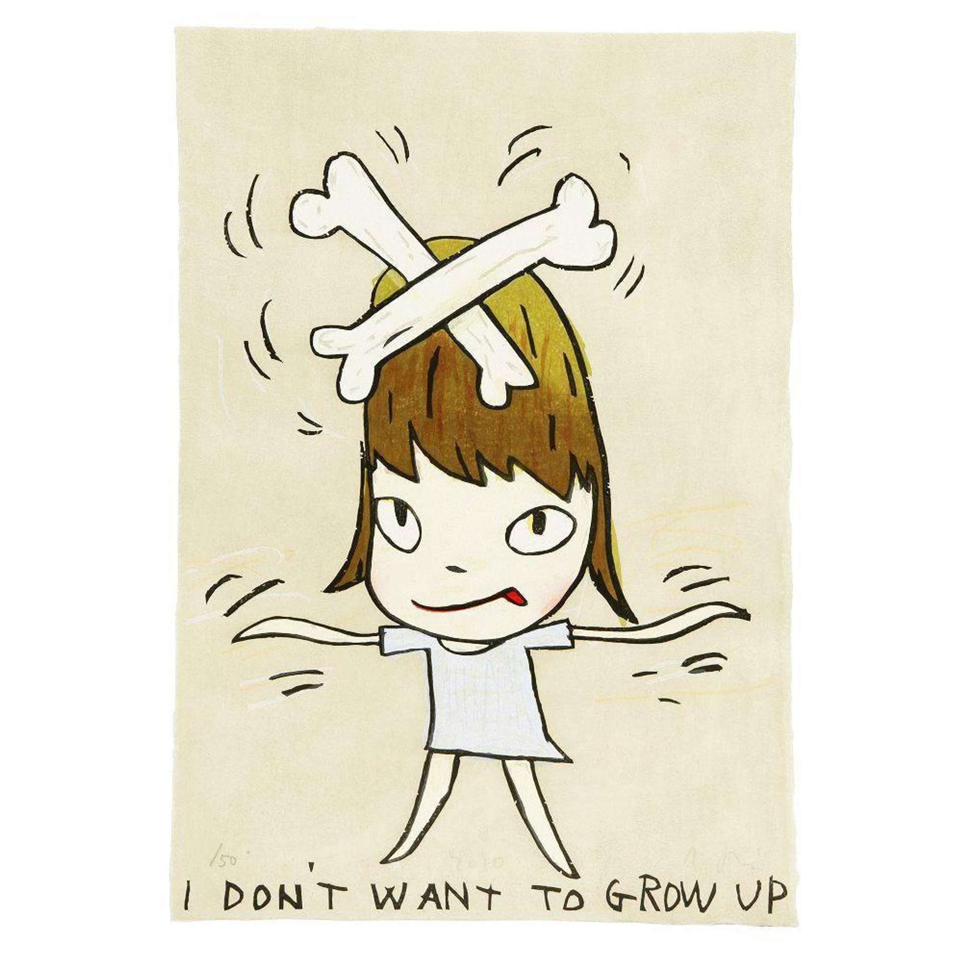 I Don't Want To Grow Up - Signed Print by Yoshitomo Nara 2010 - MyArtBroker