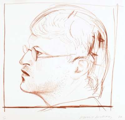 Self Portrait - Signed Print by David Hockney 1980 - MyArtBroker