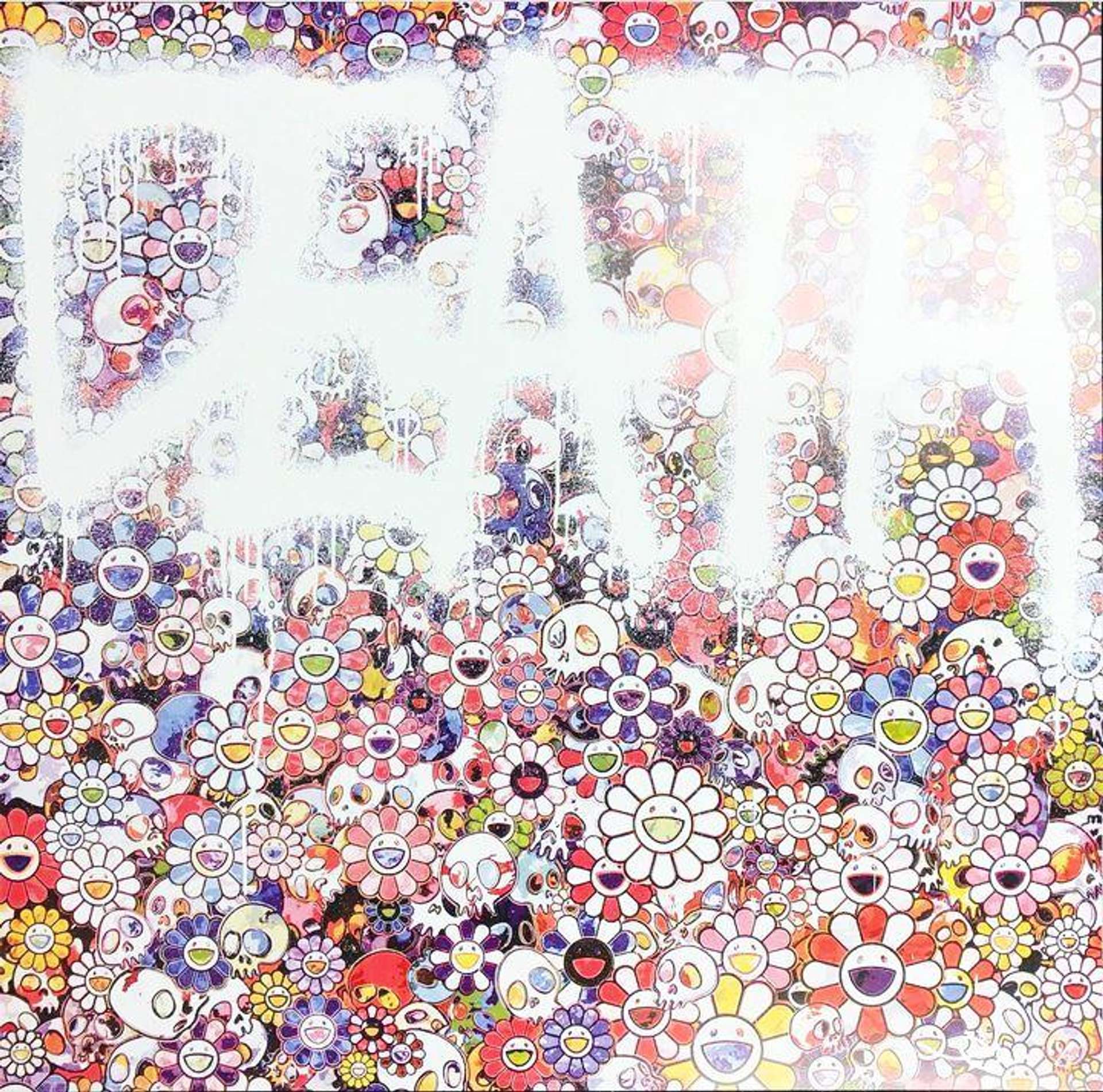 Takashi Murakami: DEATH Flower - Signed Print