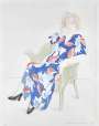 David Hockney: Celia In A Wicker Chair - Signed Print