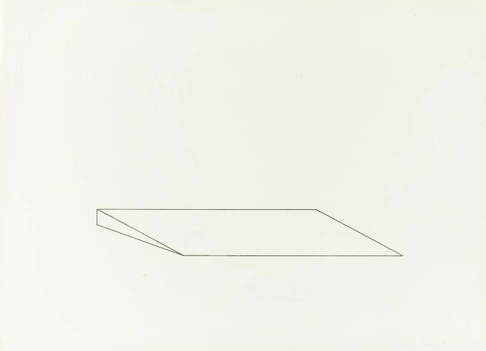 Untitled (S. 81) - Signed Print by Donald Judd 1974 - MyArtBroker