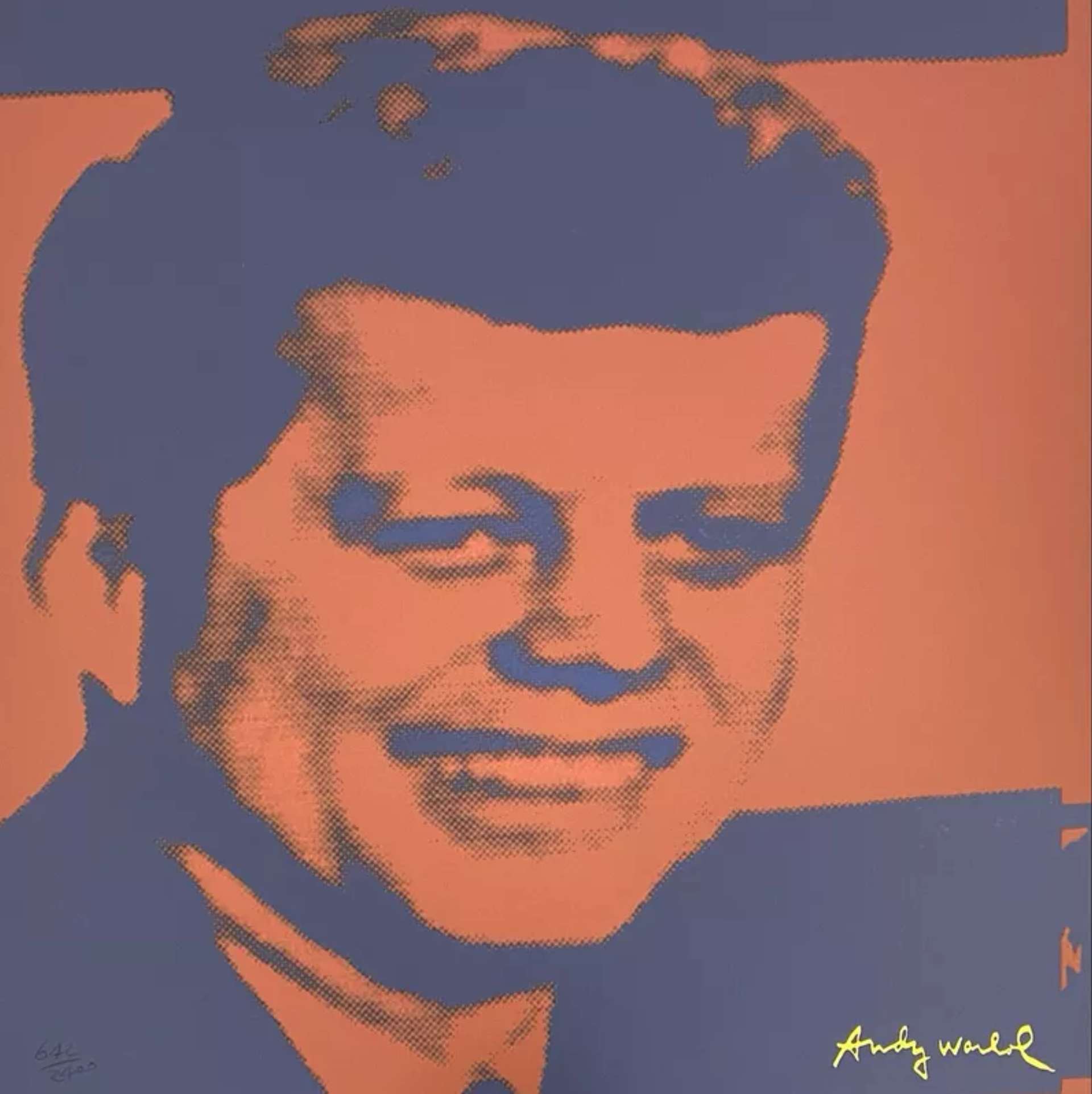 John F. Kennedy by Andy Warhol