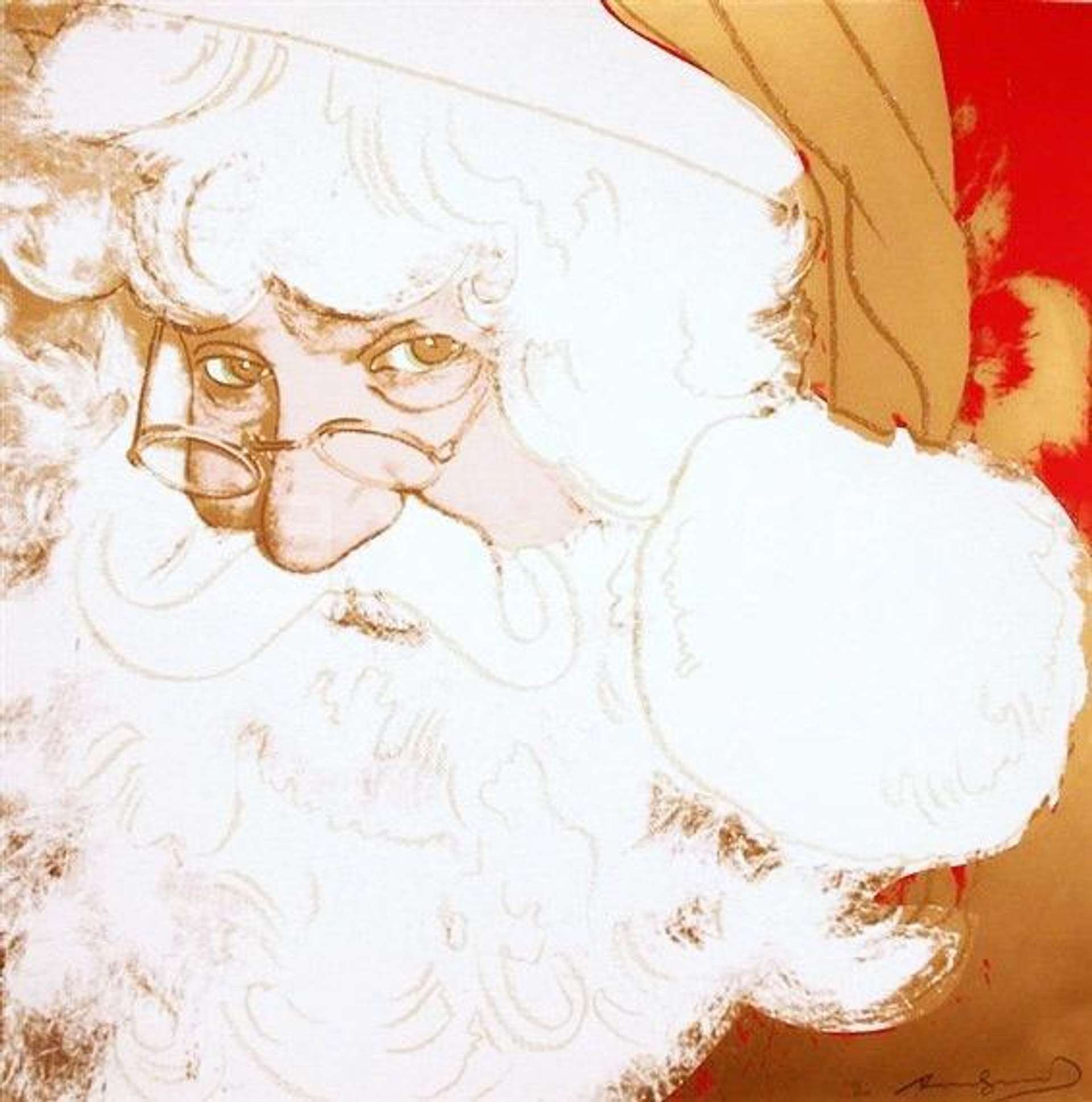 Santa Claus (F. & S. II.266) - Signed Print by Andy Warhol 1981 - MyArtBroker