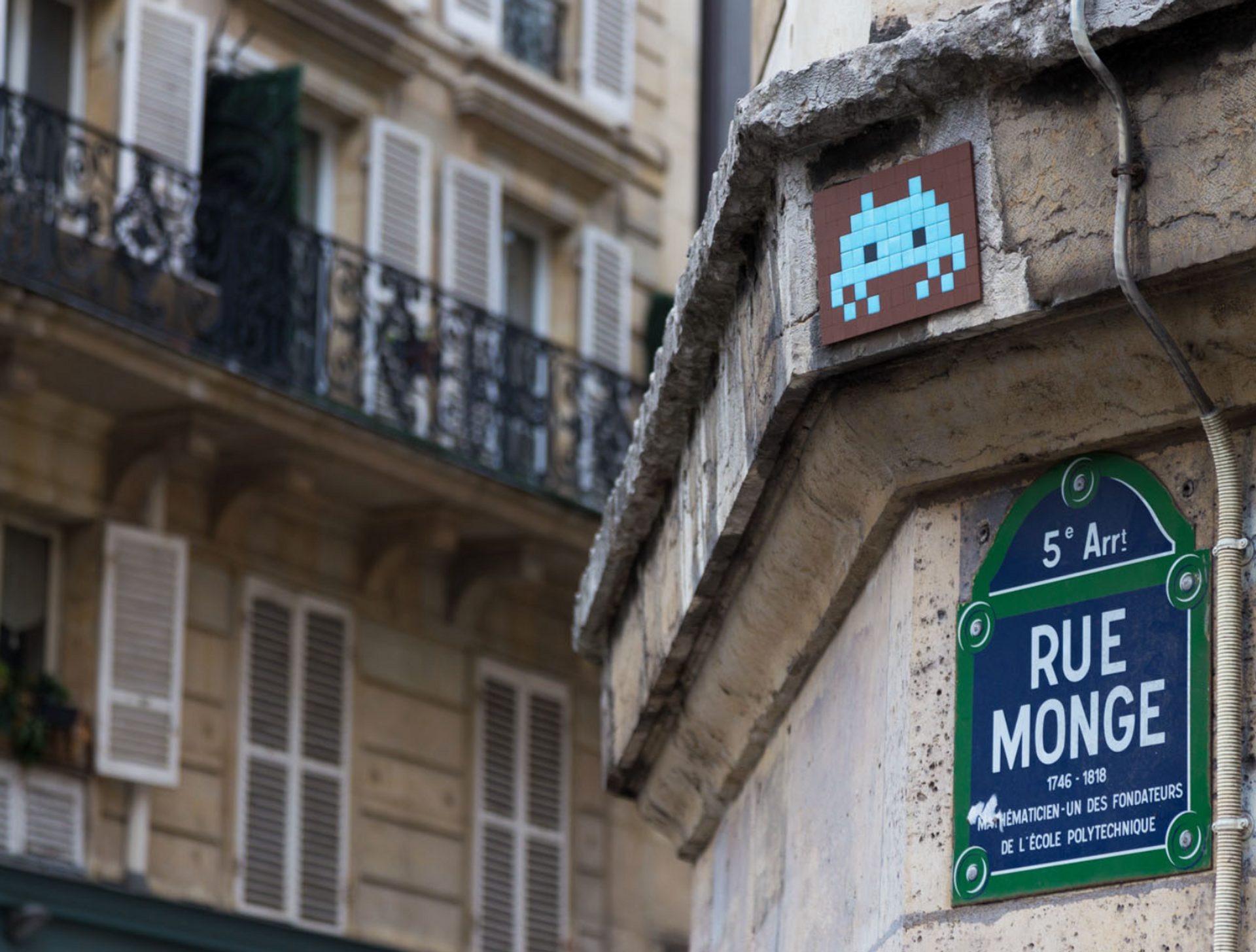 Mosaic in Paris by Invader
