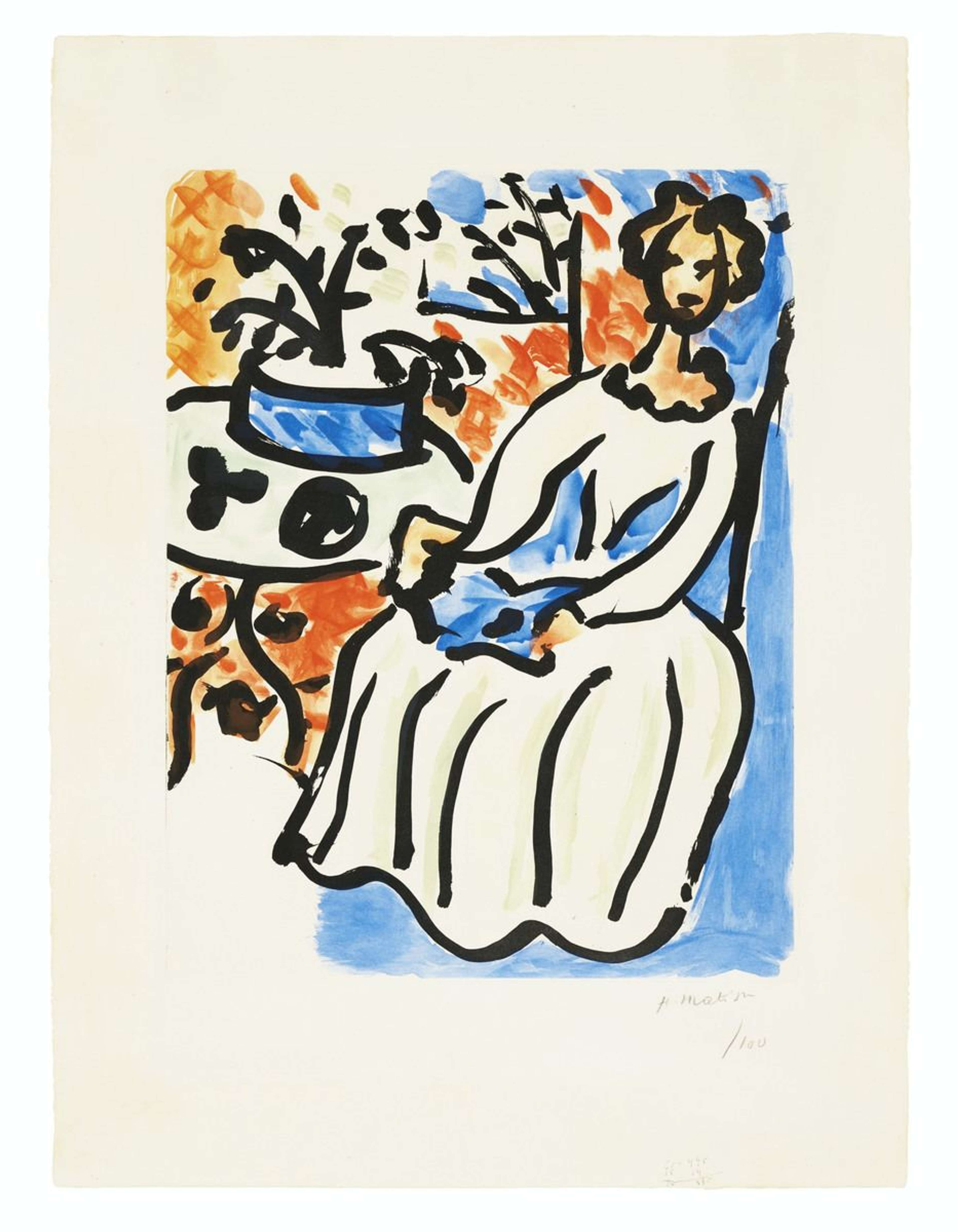 Marie José En Robe Jaune - undefined by Henri Matisse 1950 - MyArtBroker