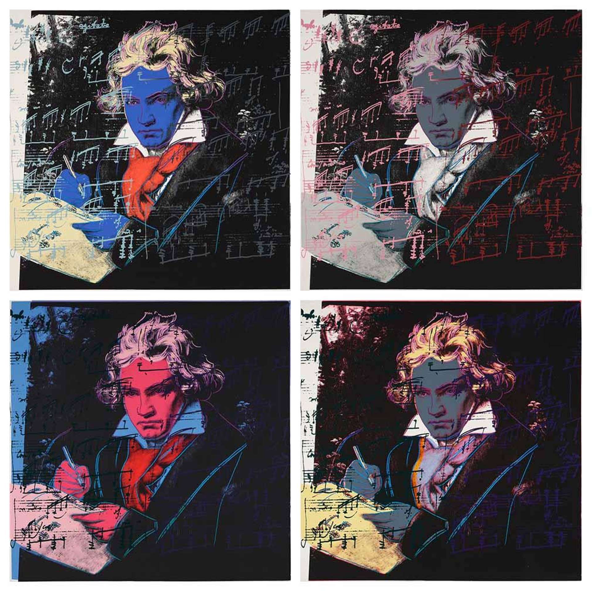 Beethoven Portfolio by Andy Warhol