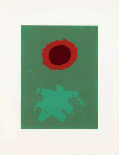 Chrome Green - Signed Print by Adolph Gottlieb 1972 - MyArtBroker