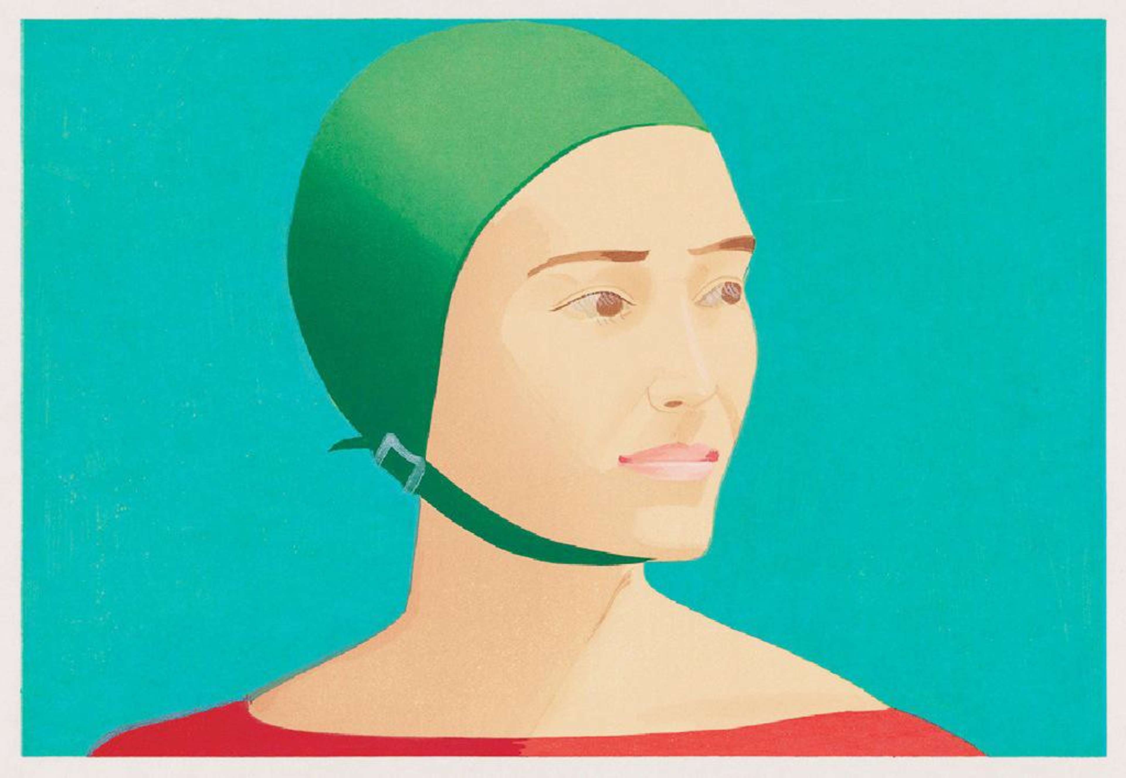 The Green Cap - Signed Print by Alex Katz 1985 - MyArtBroker