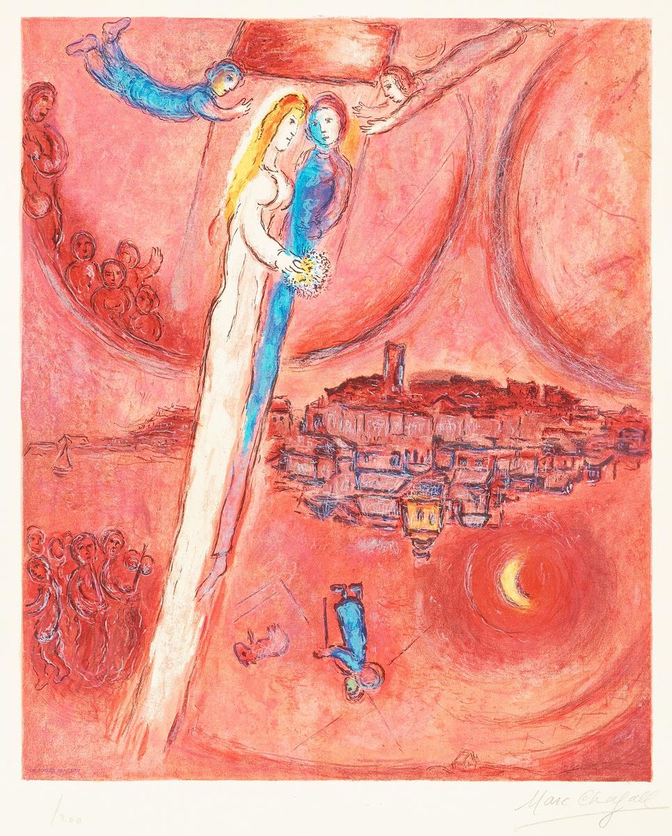 Marc Chagall Le Cantique Des Cantiques (Signed Print) 1975