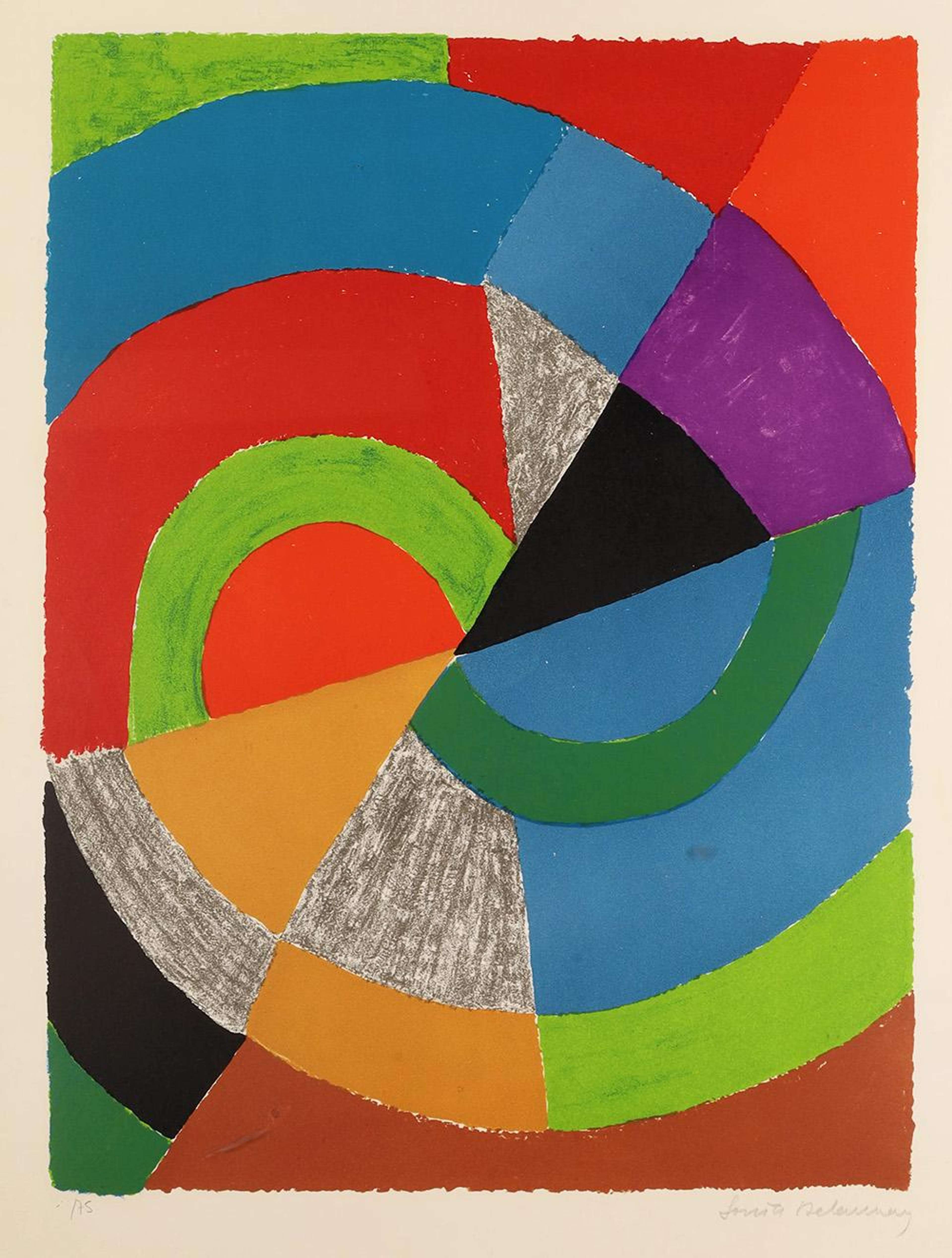 Eclipse - Signed Print by Sonia Delaunay 1971 - MyArtBroker