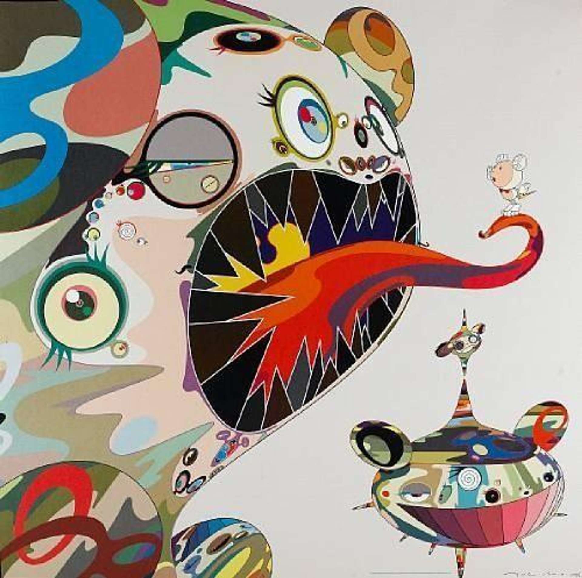 An Homage To Francis Bacon: Study For George Dyer - Signed Print by Takashi Murakami 2003 - MyArtBroker