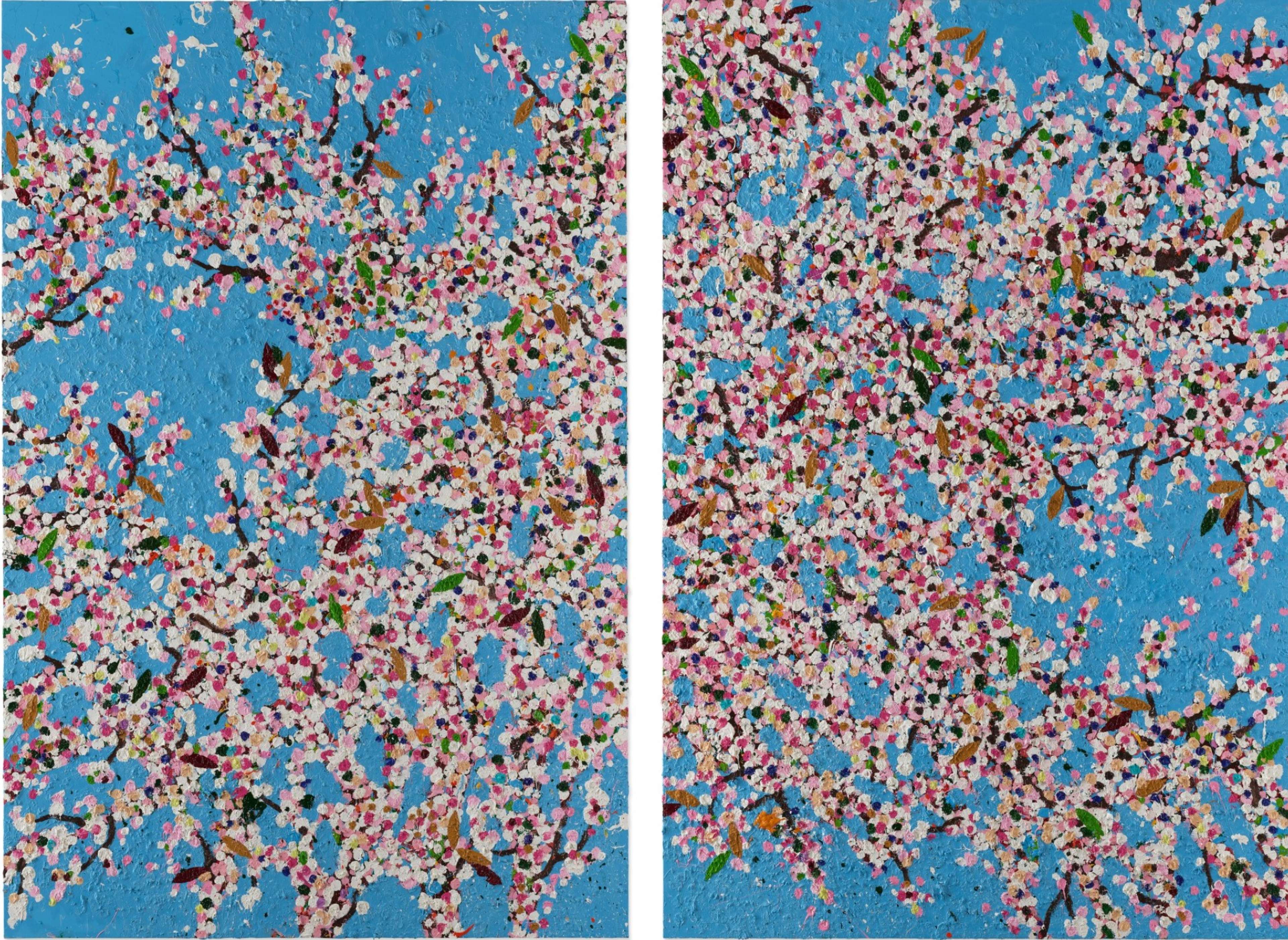 Happy Life Blossom by Damien Hirst