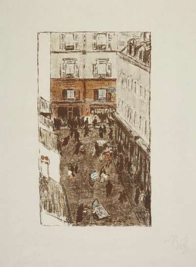 Coin De Rue Vue D'En Haut - Signed Print by Pierre Bonnard 1899 - MyArtBroker