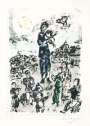 Marc Chagall: Concert In The Square - Signed Print