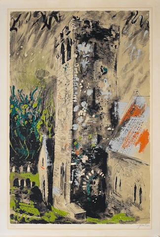 John Piper Castlemartin (Signed Print) 1976