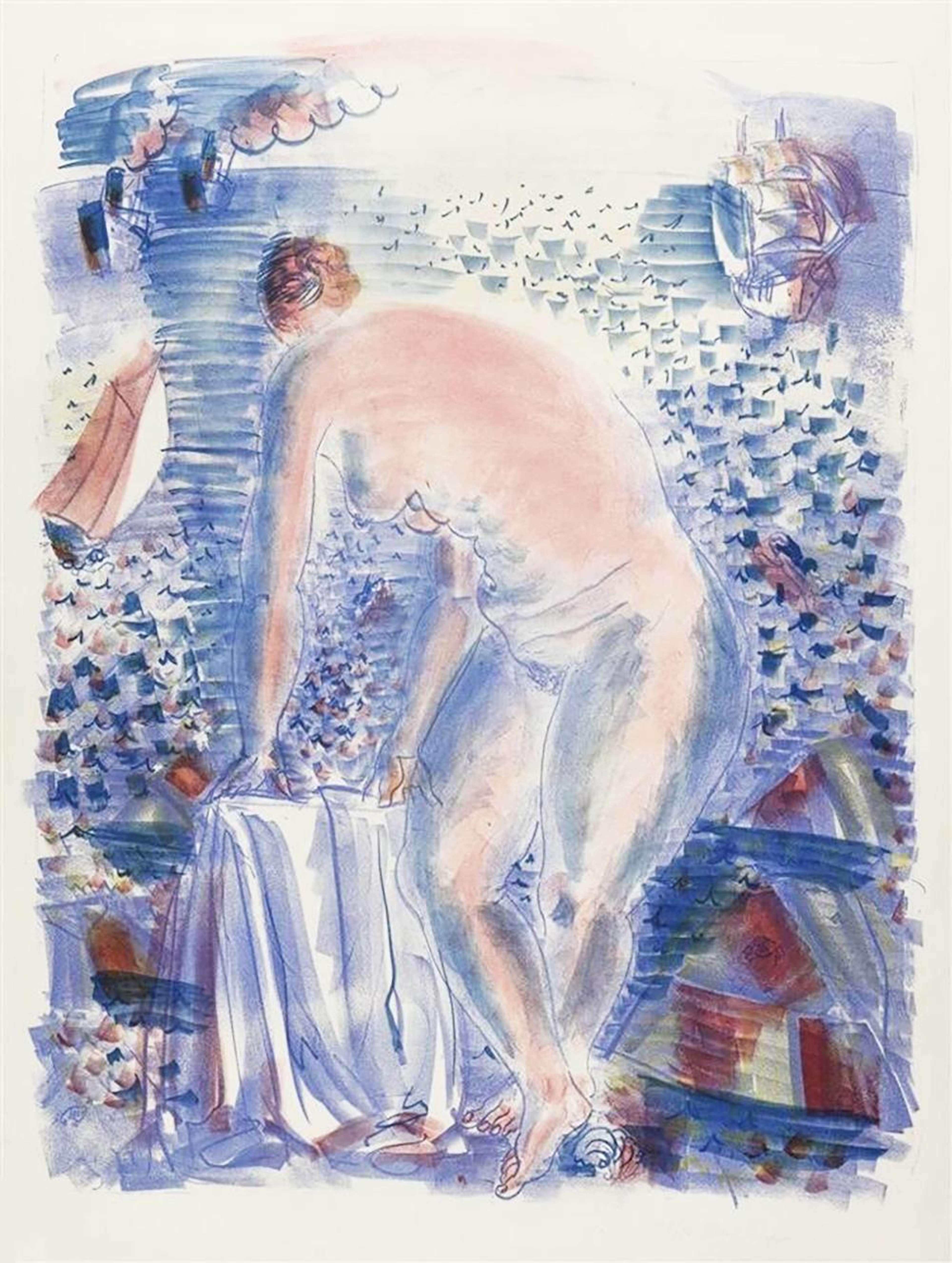 La Grande Baigneuse - Signed Print by Raoul Dufy 1928 - MyArtBroker