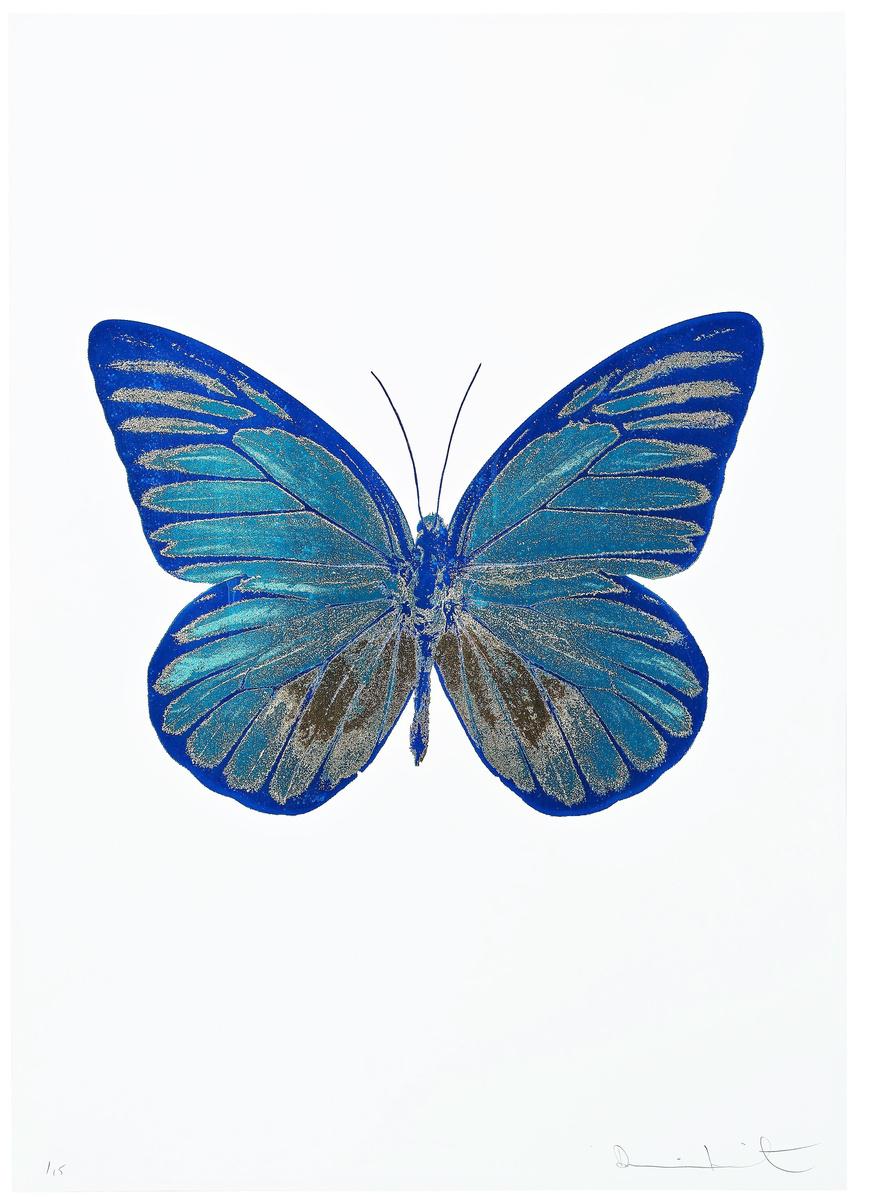 The Souls I (topaz, oriental gold) Signed Print by Damien Hirst 
