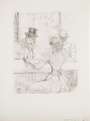 Henri De Toulouse Lautrec: Au Bar Picton, Rue Scribe - Signed Print