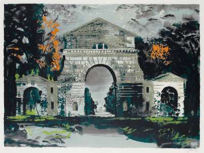 Holkham Gate, Norfolk - Signed Print by John Piper 1976 - MyArtBroker
