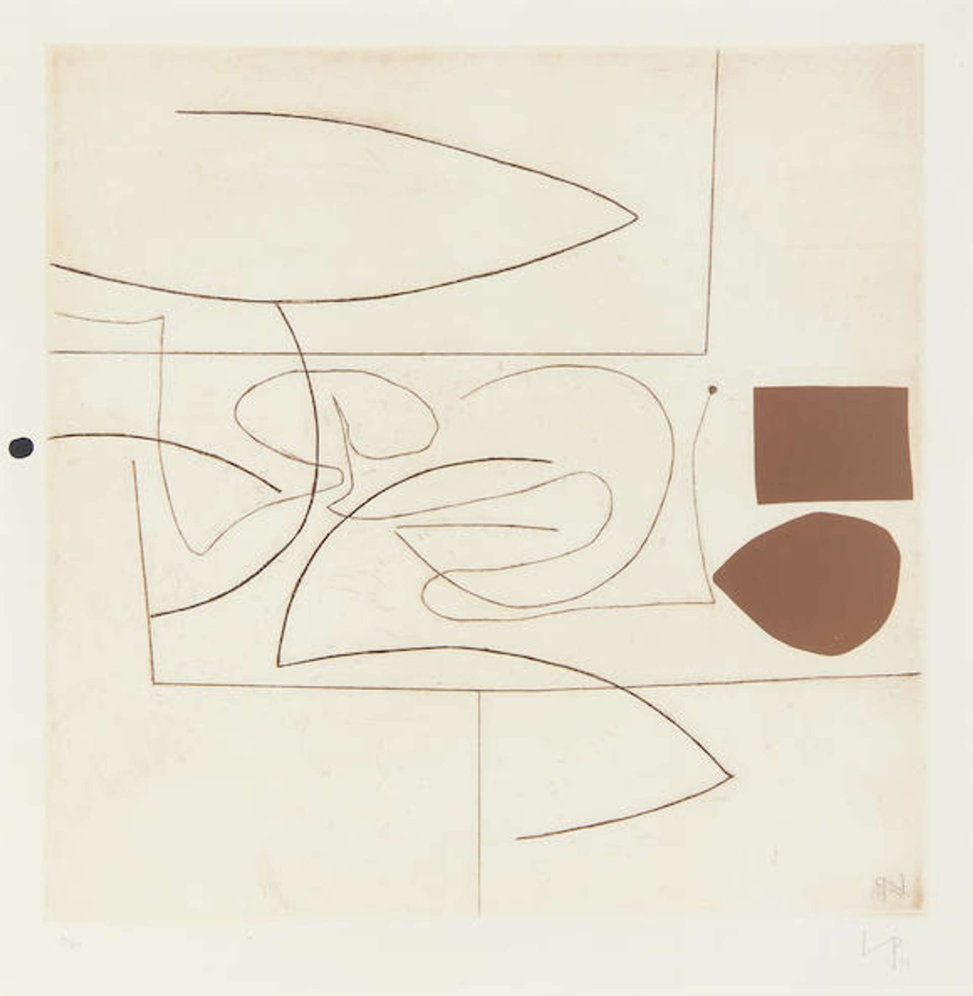 Linear Motif in Three Movements - Signed Print by Victor Pasmore 1974 - MyArtBroker