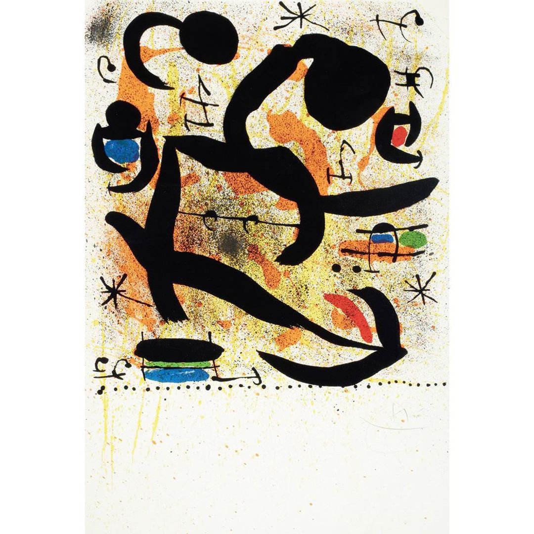 Joan Miro Variante I (Signed Print) 1969 | For Sale