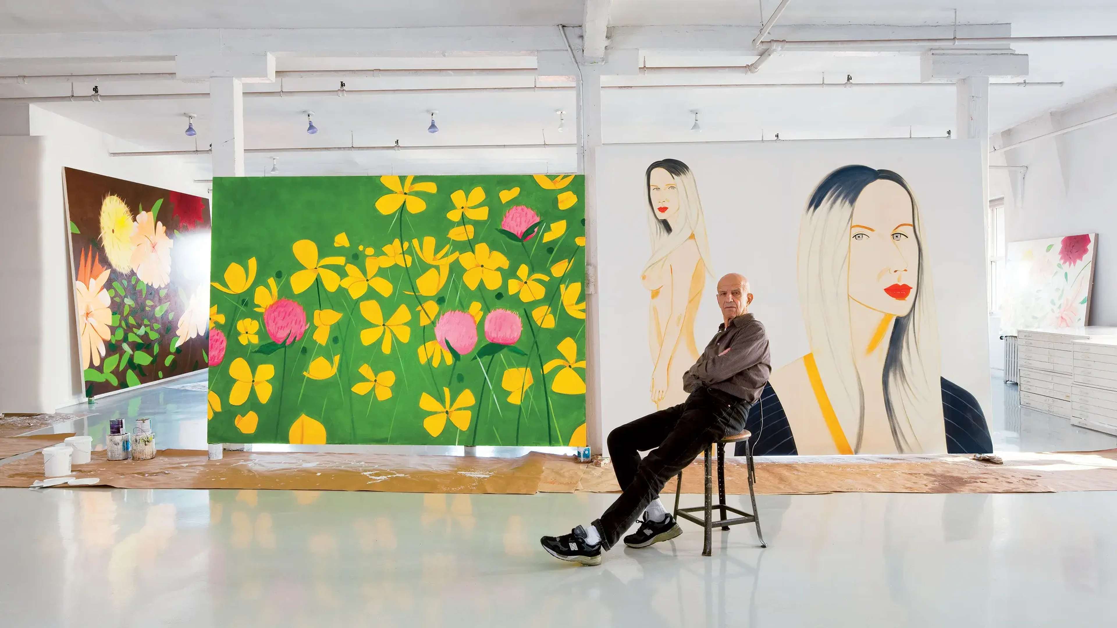  Alex Katz, Flowers