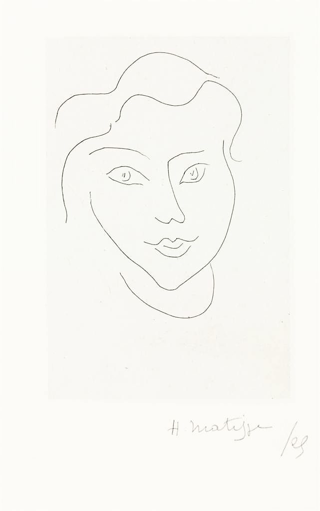 Henri Matisse、JEUNE FEMME、海外版超希少レゾネ、新品額付 Henri Matisse Jeune Femme Au Regard Lumieux () 1945 | MyArtBroker