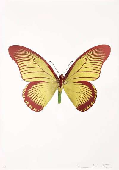 The Souls IV (oriental gold, burgundy, leaf green) - Signed Print by Damien Hirst 2010 - MyArtBroker
