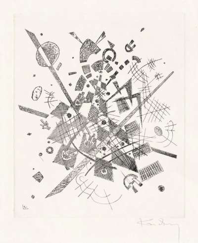 Kleine Welten IX - Signed Print by Wassily Kandinsky 1922 - MyArtBroker