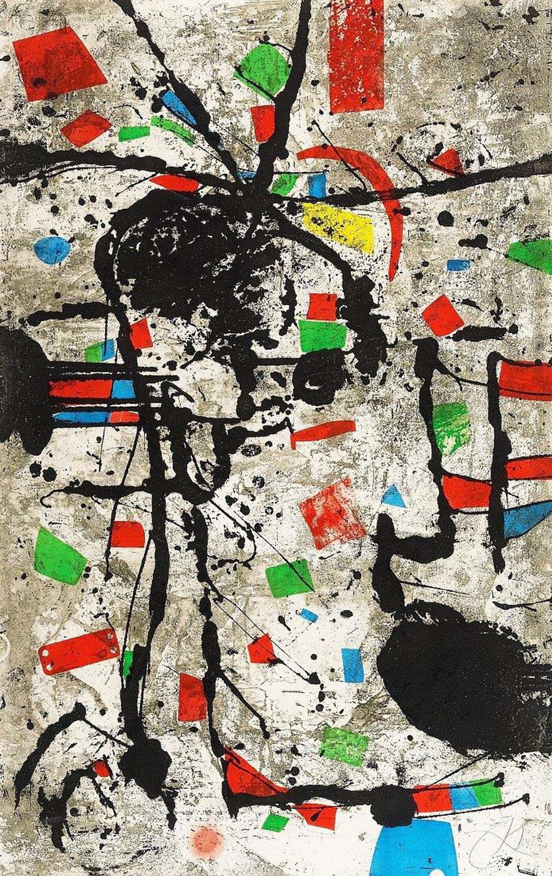 Els Gossos VIII - Signed Print by Joan Miró 1979 - MyArtBroker