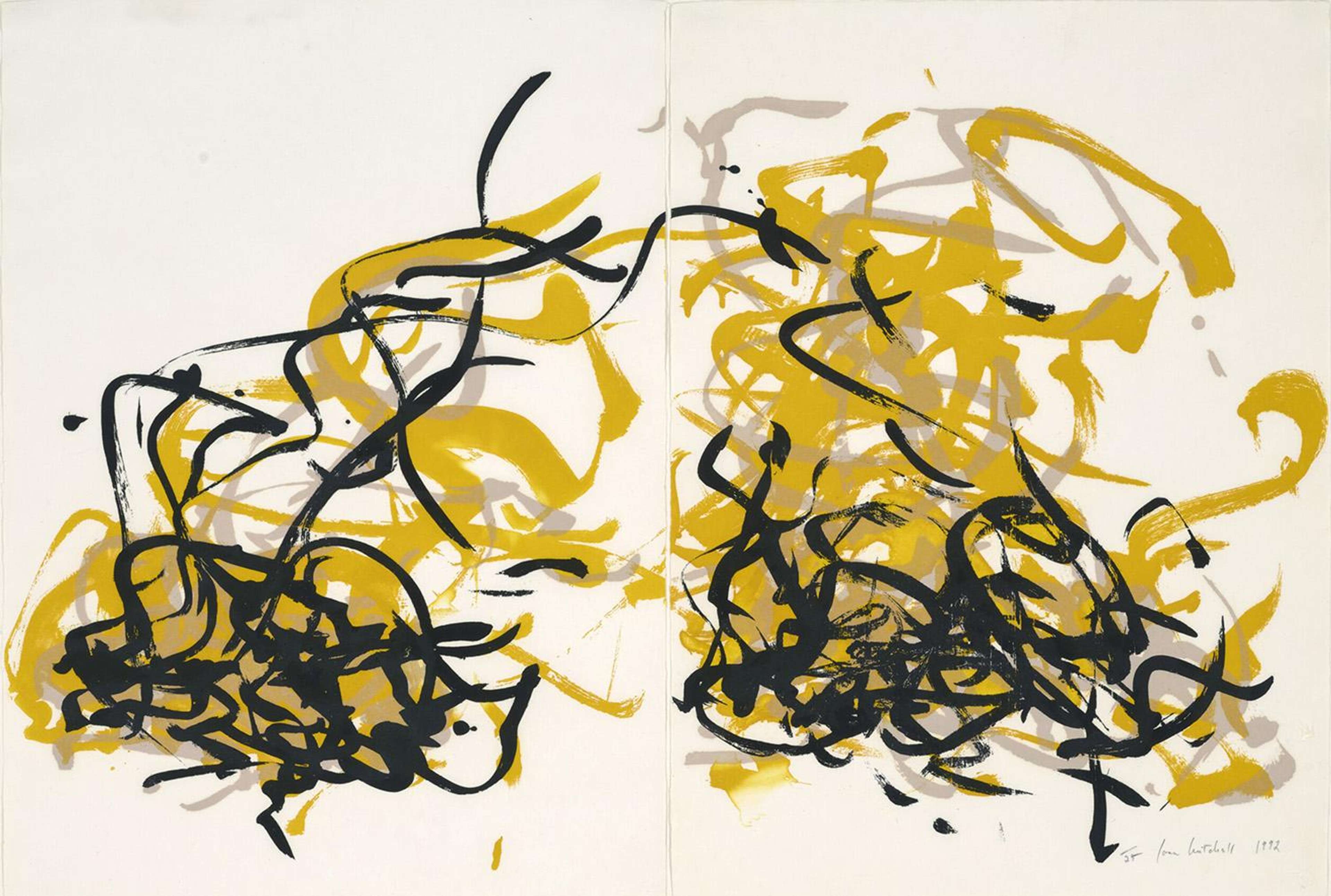 Weeds I - Signed Print by Joan Mitchell 1992 - MyArtBroker