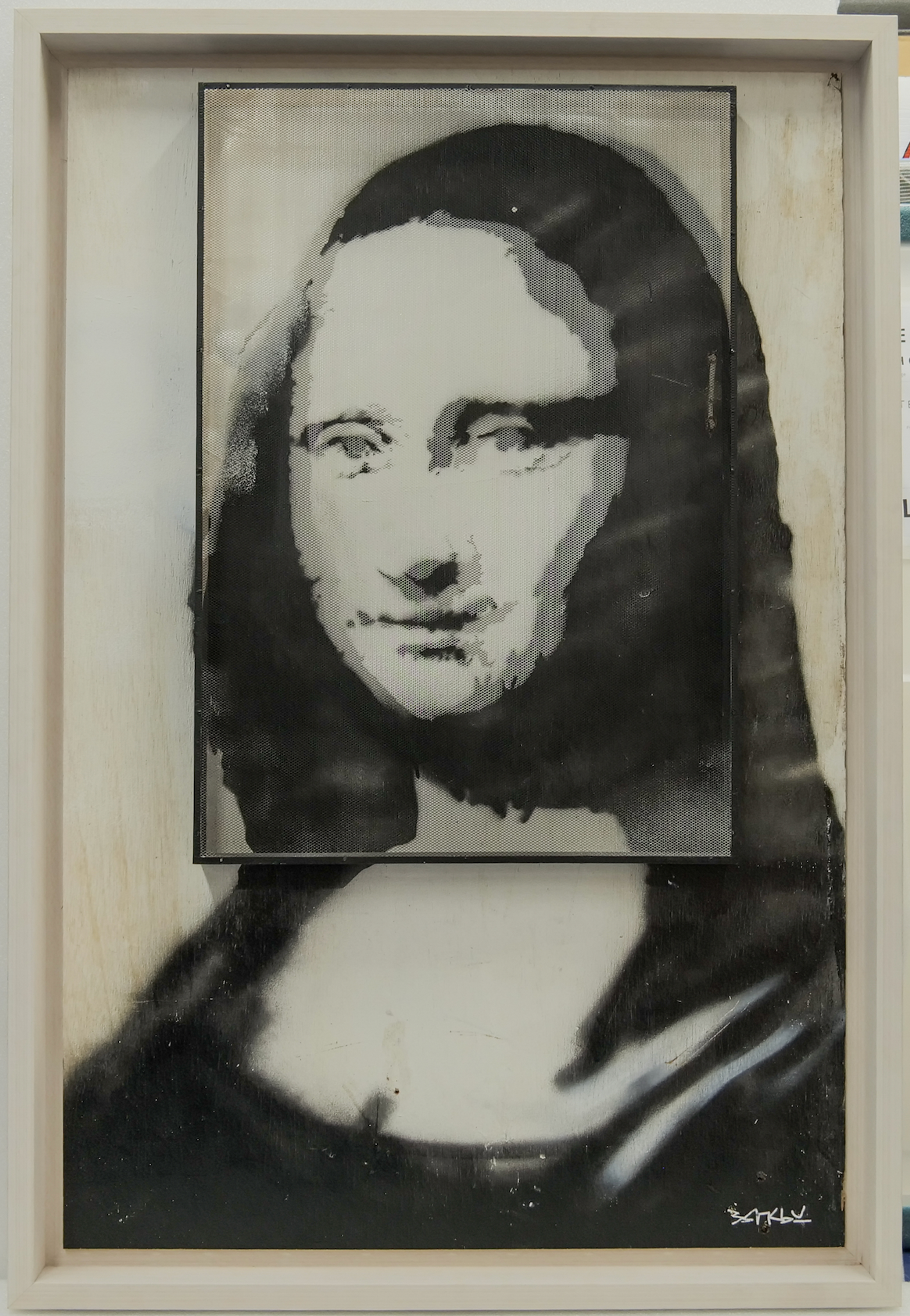 Banksy's Mona Lisa On Mesh