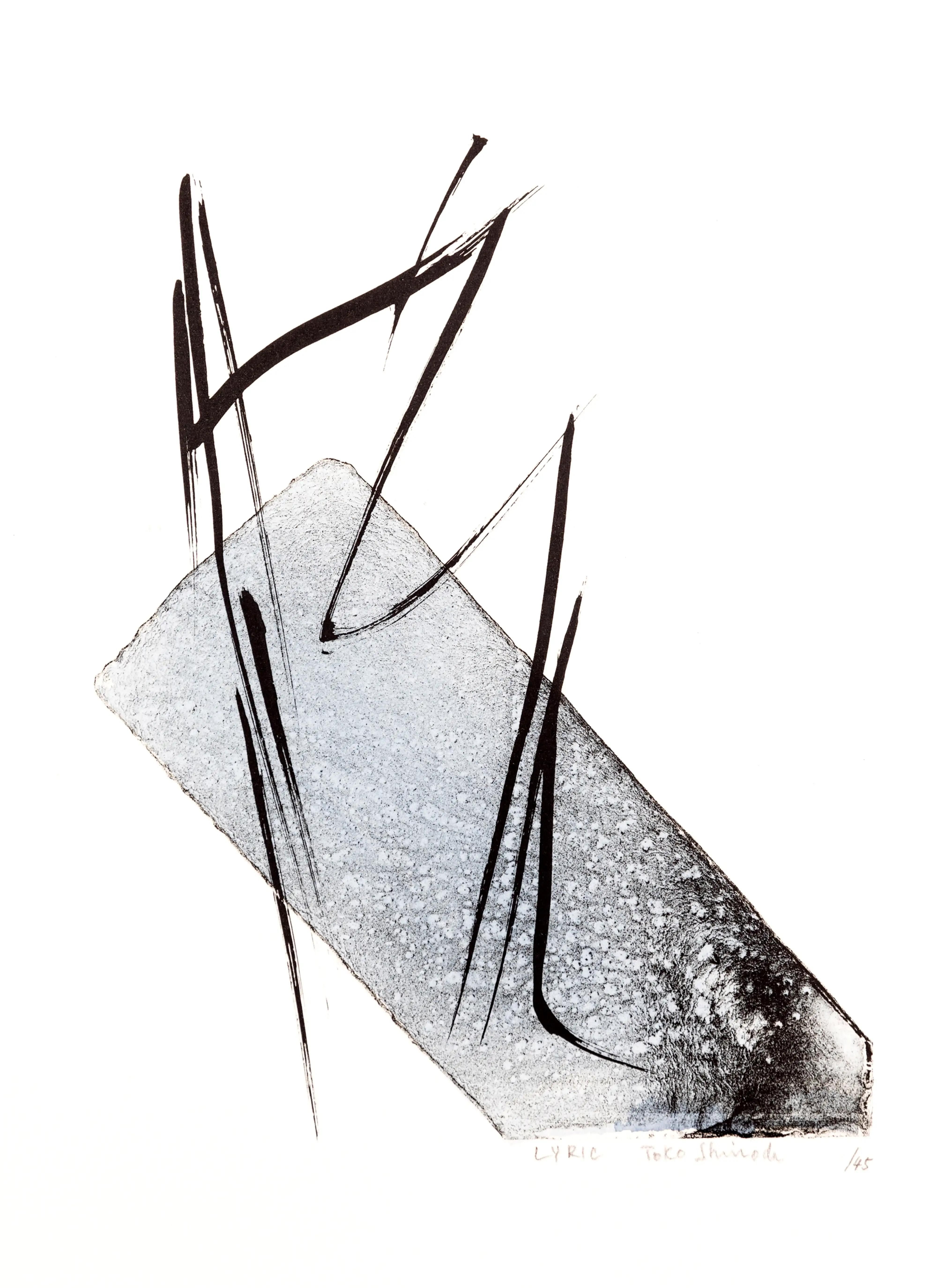 Toko Shinoda Lyric (Signed Print) 1985 | MyArtBroker