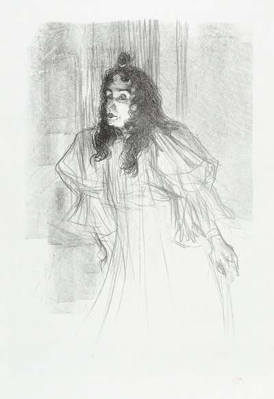Miss May Belfort En Cheveux - Signed Print by Henri De Toulouse Lautrec 1895 - MyArtBroker