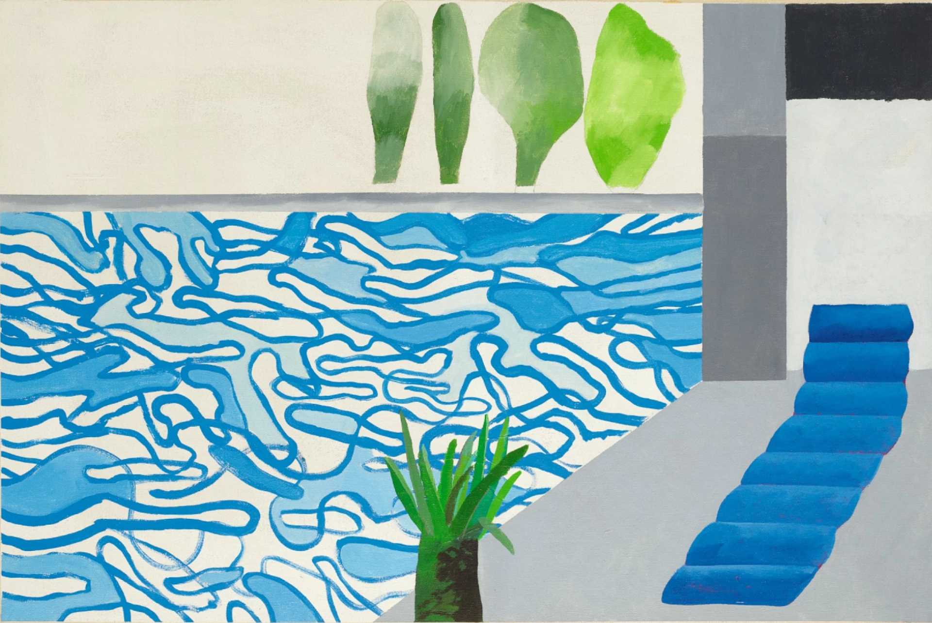 Picture of a Hollywood Swimming Pool by David Hockney