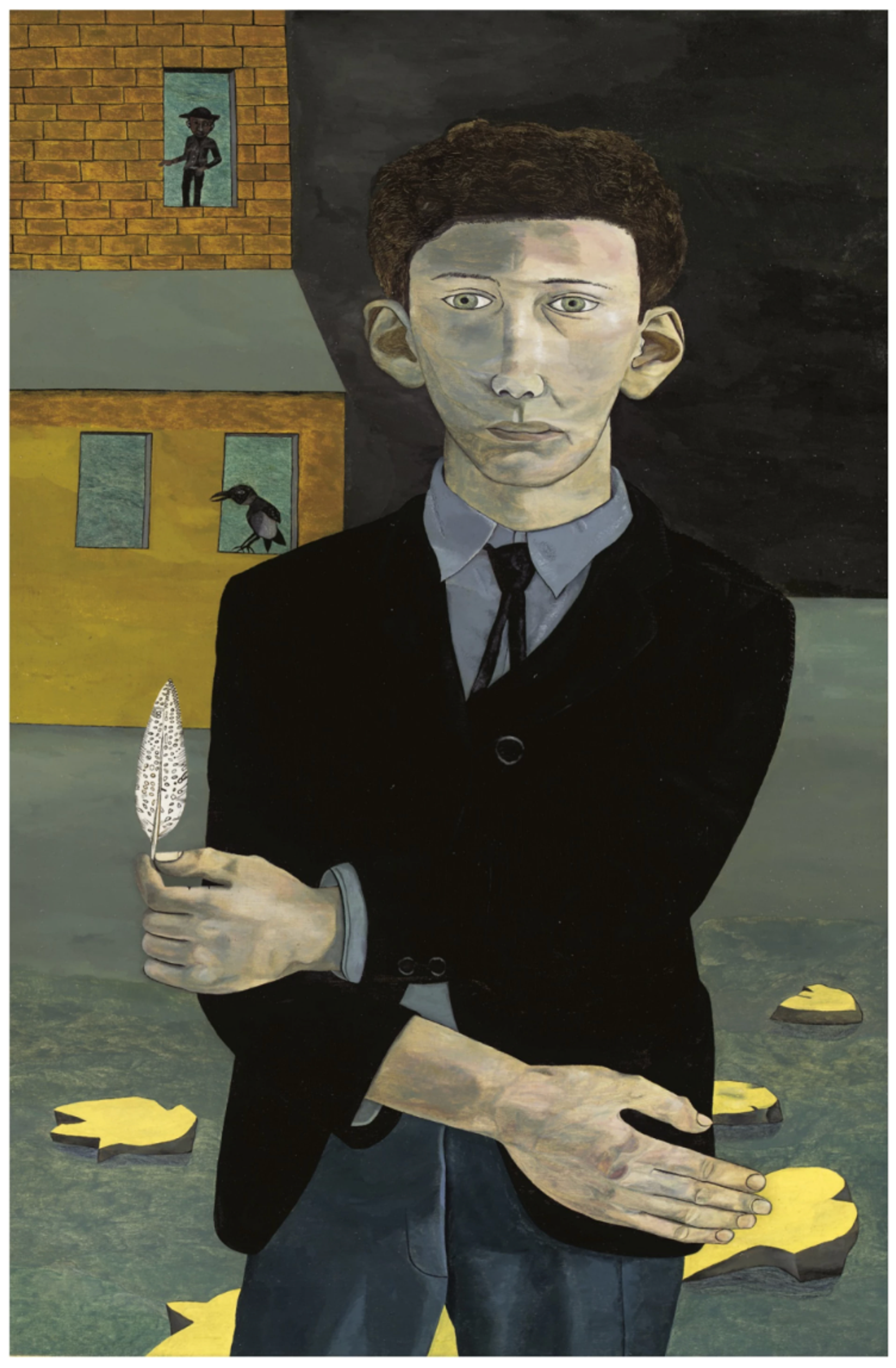 Man With a Feather (Self-Portrait) by Lucian Freud - Sotheby's