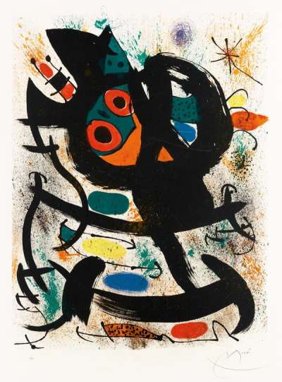 Joan Miró: Pasadena Art Museum - Signed Print