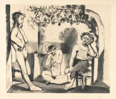 Bacchanale - Signed Print by Pablo Picasso 1955 - MyArtBroker