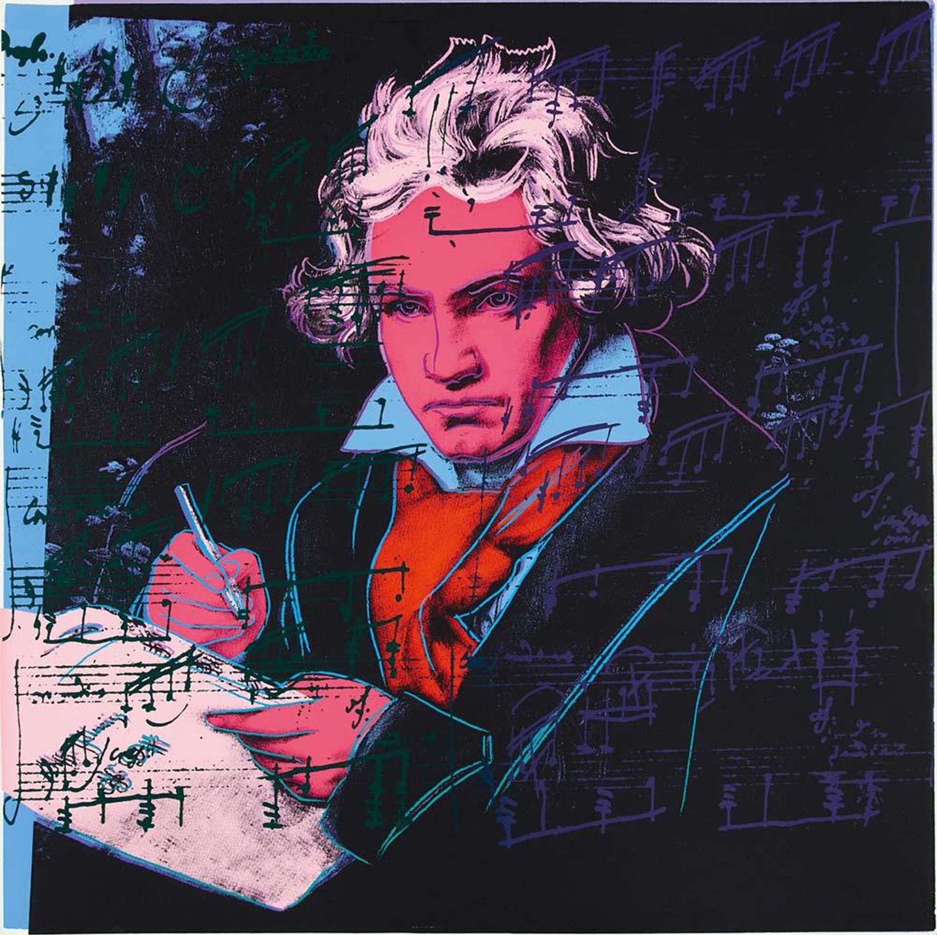 Beethoven (F. & S. II.392) by Andy Warhol