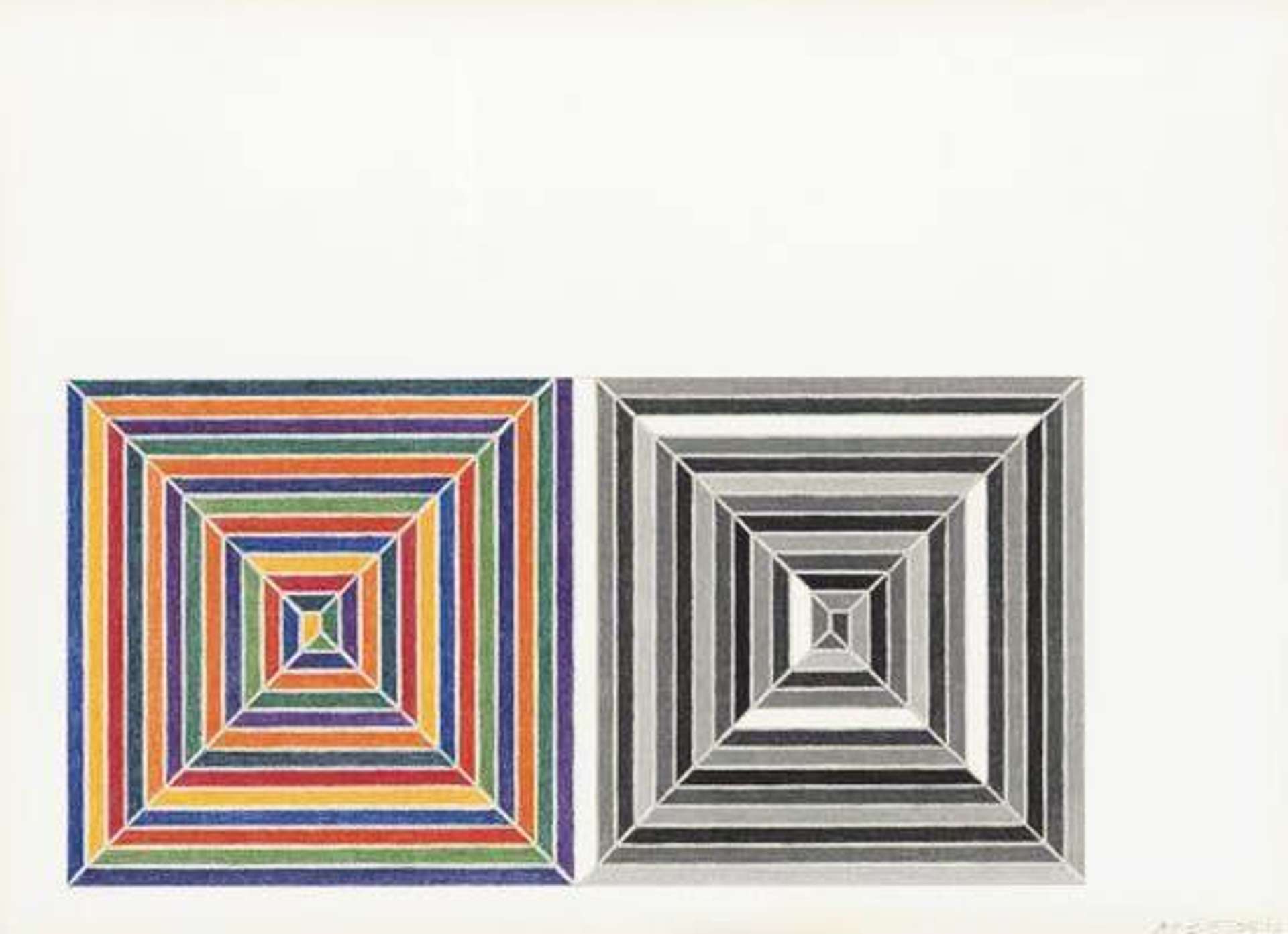 Jasper's Dilemma - Signed Print by Frank Stella 1973 - MyArtBroker