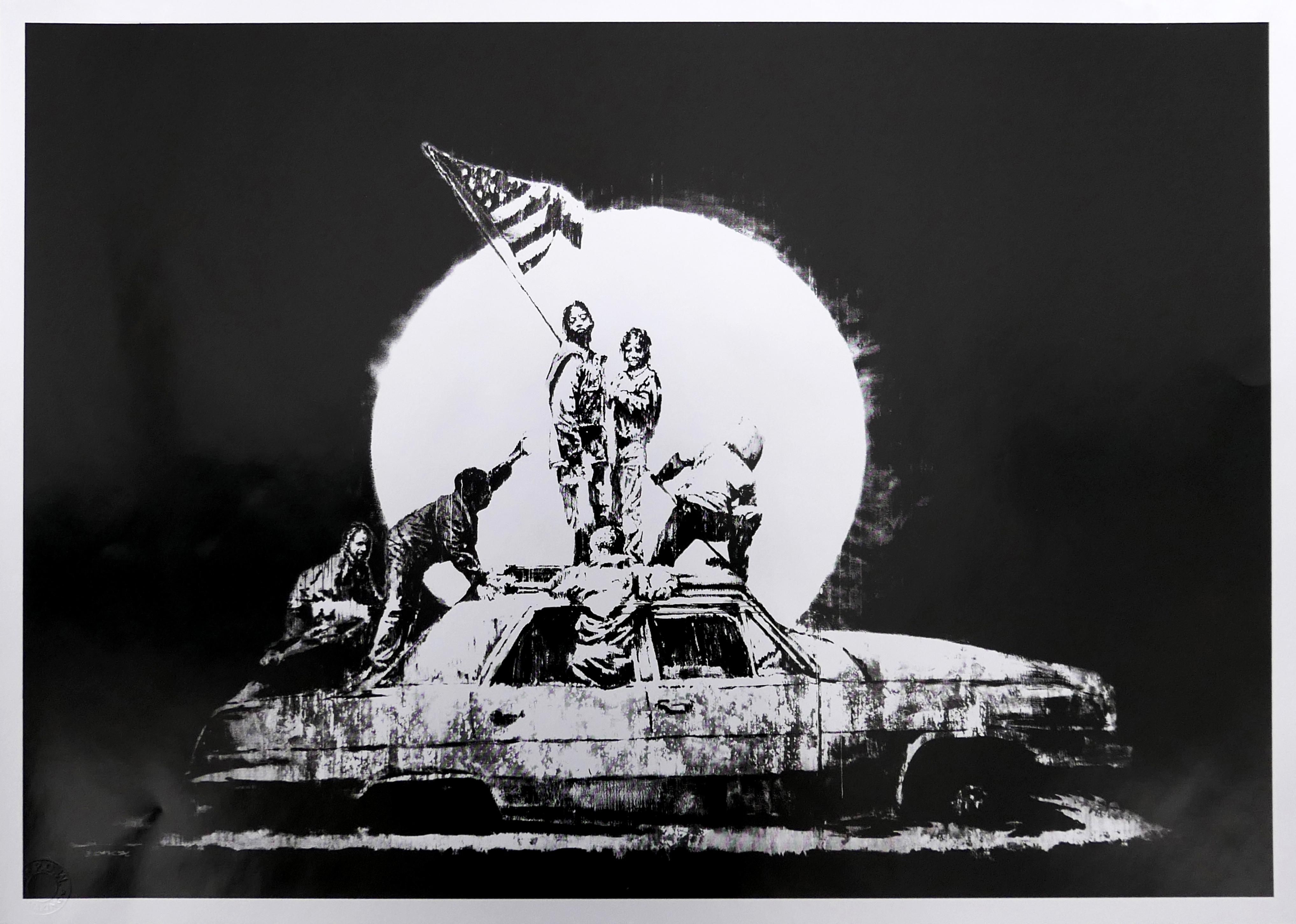 Banksy Flag (formica) (Signed Print) 2008 | For Sale