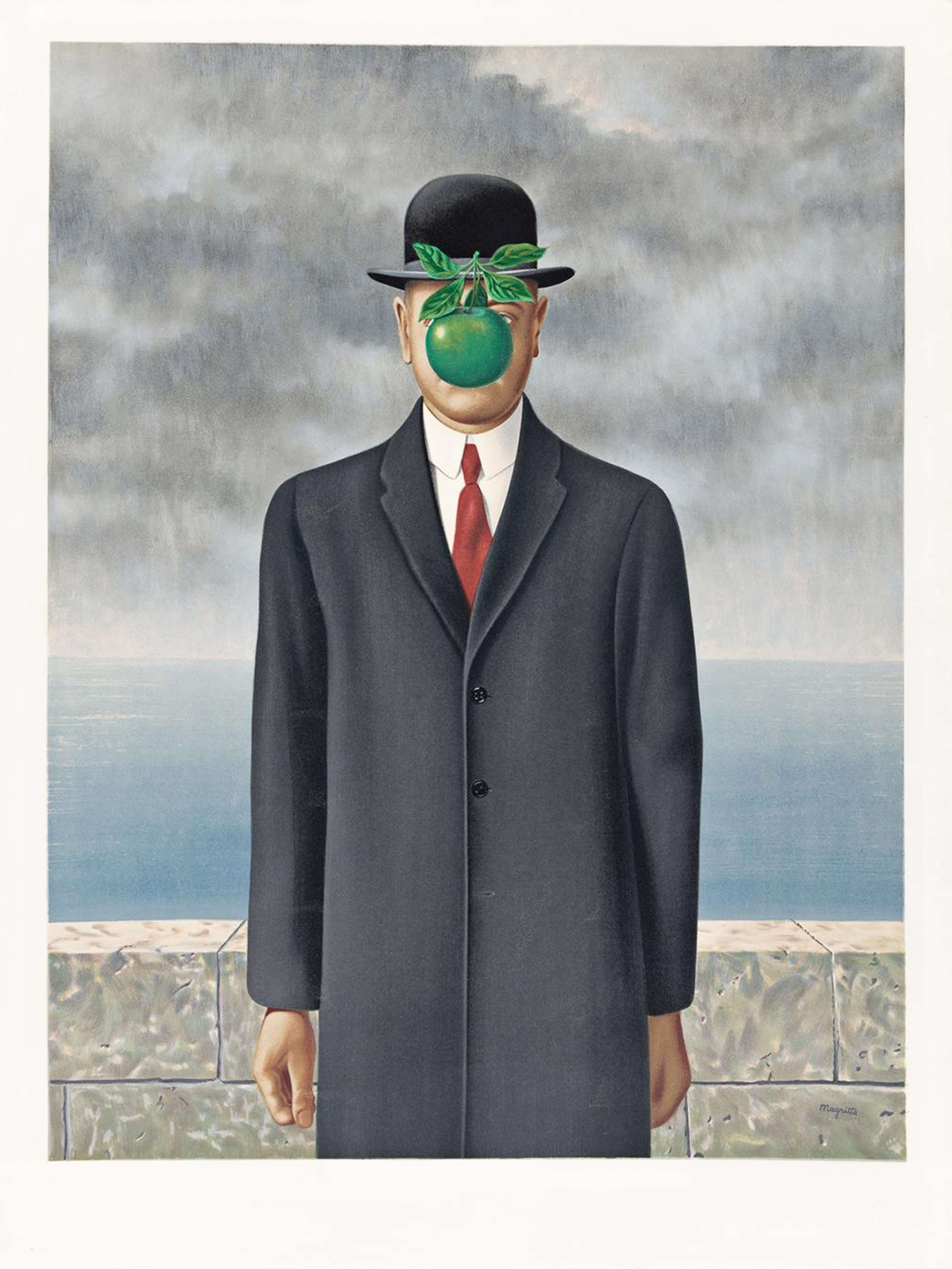 Le Fils De L'Homme - Unsigned Print by René Magritte 1973 - MyArtBroker