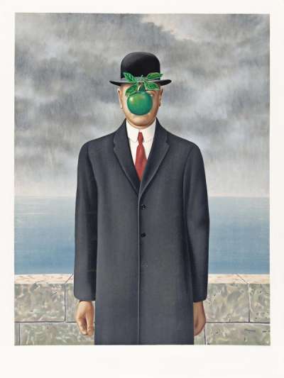 Le Fils De L'Homme - Unsigned Print by René Magritte 1973 - MyArtBroker