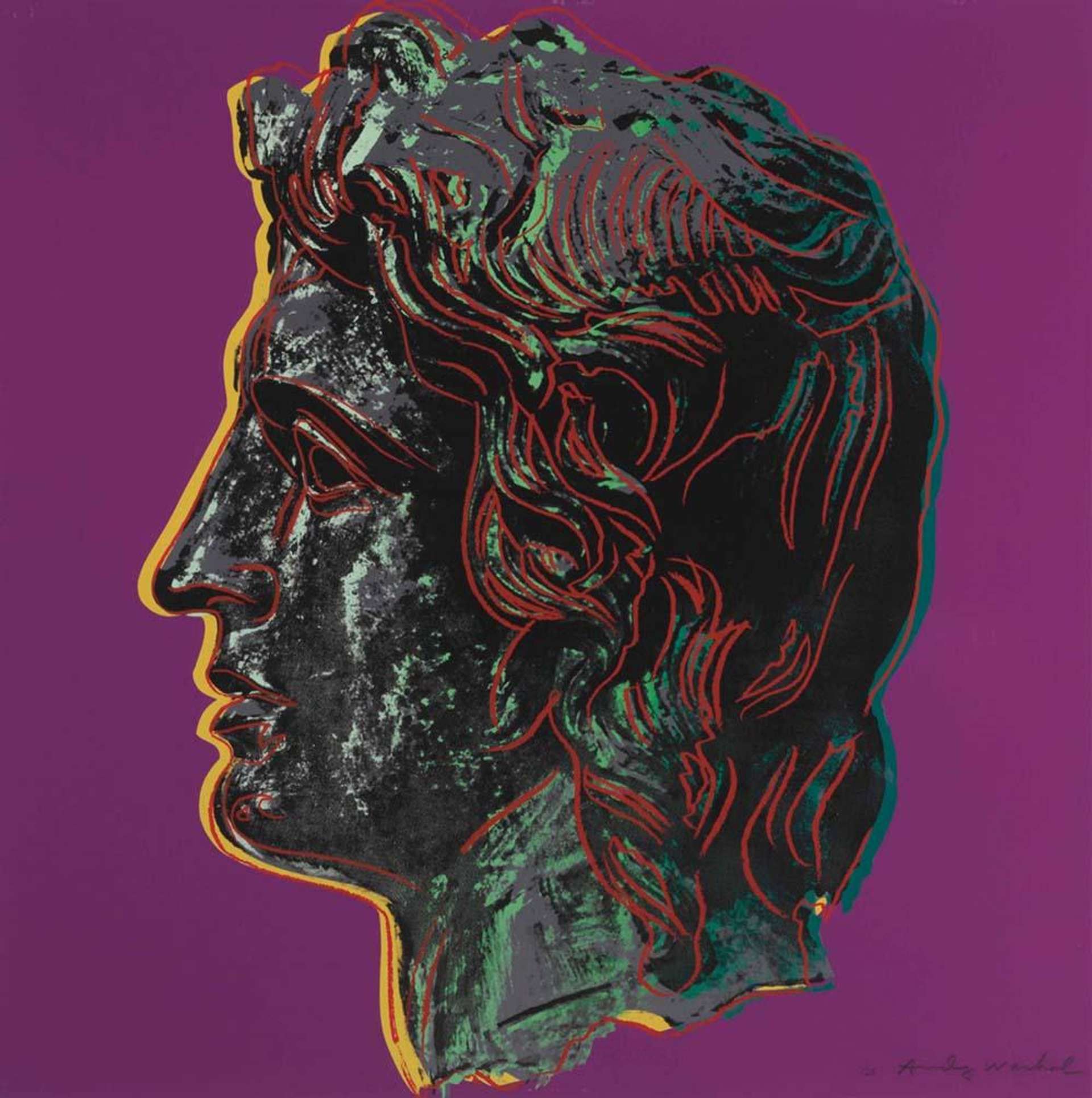 Andy Warhol: Alexander The Great (F. & S. II.291) - Signed Print