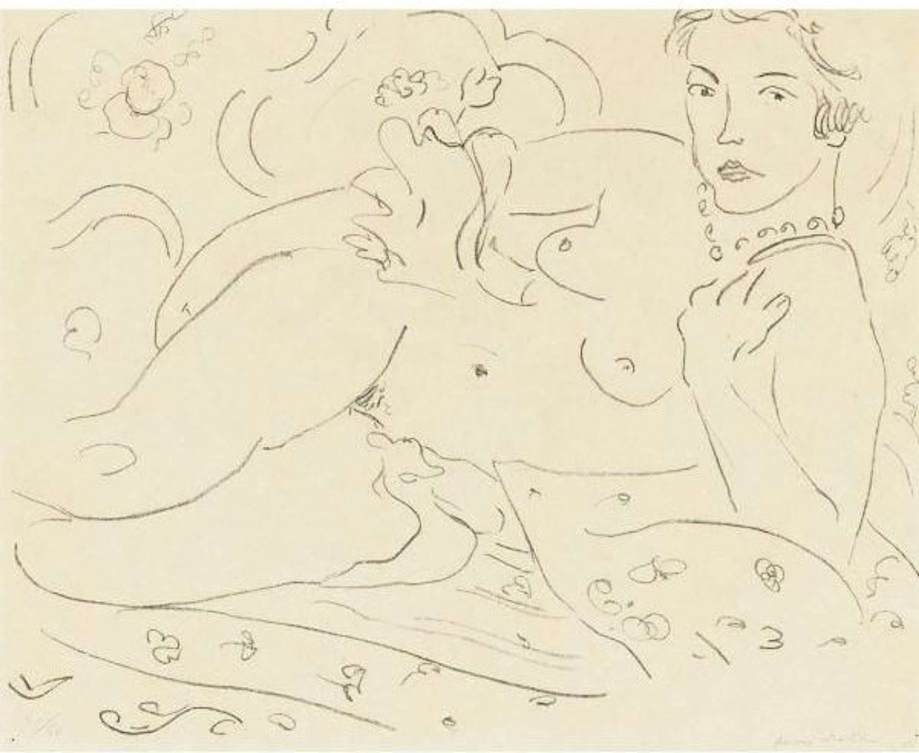 Nu, Main Gauche Pres De l’Epaule - undefined by Henri Matisse 1926 - MyArtBroker
