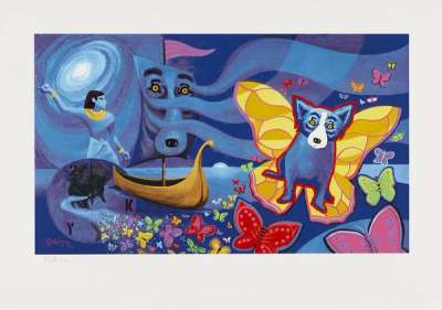 The Millenium - Signed Print by George Rodrigue 2000 - MyArtBroker