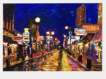 Memphis At Night - Signed Print