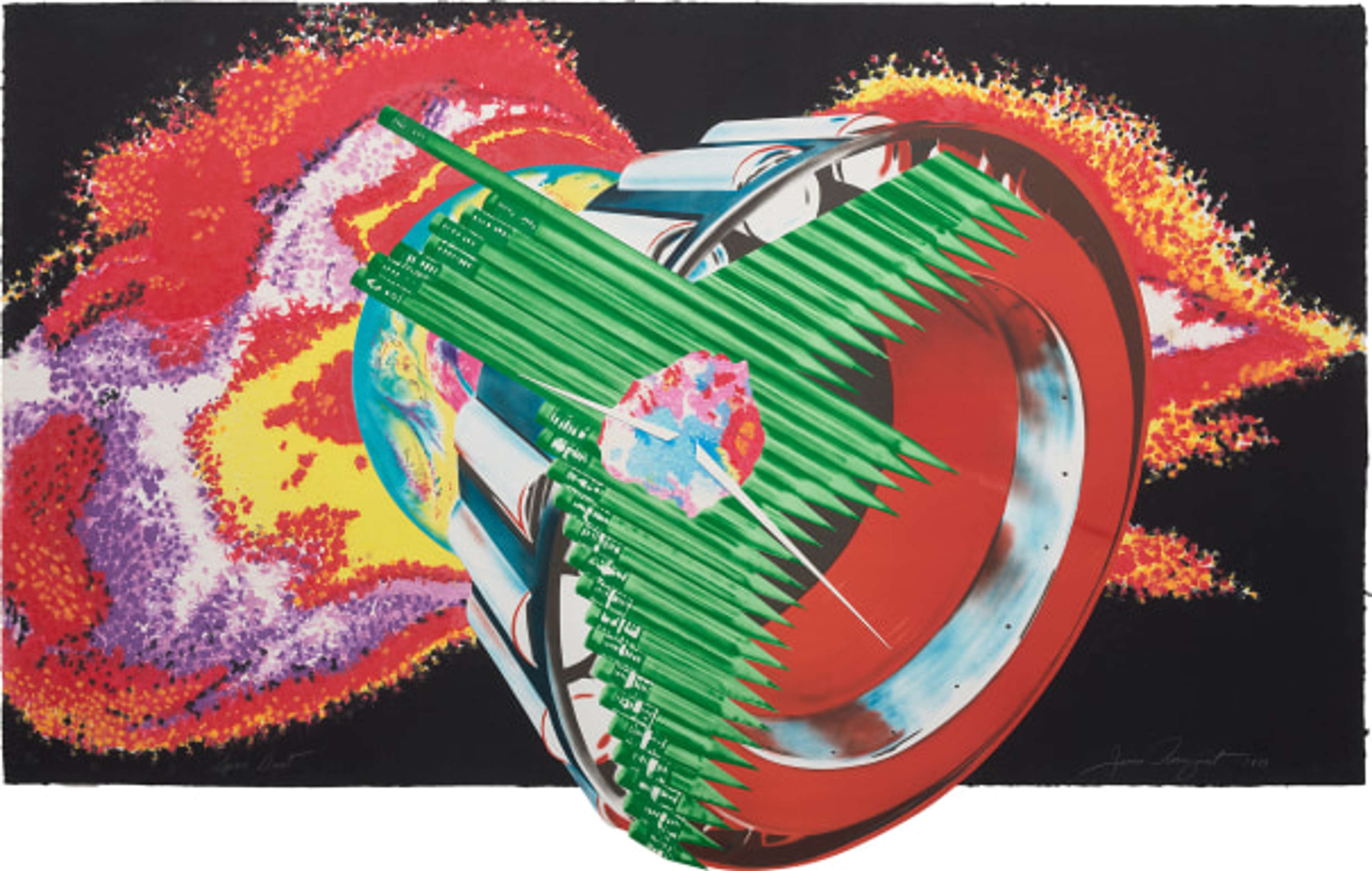 Space Dust - Signed Print by James Rosenquist 1989 - MyArtBroker