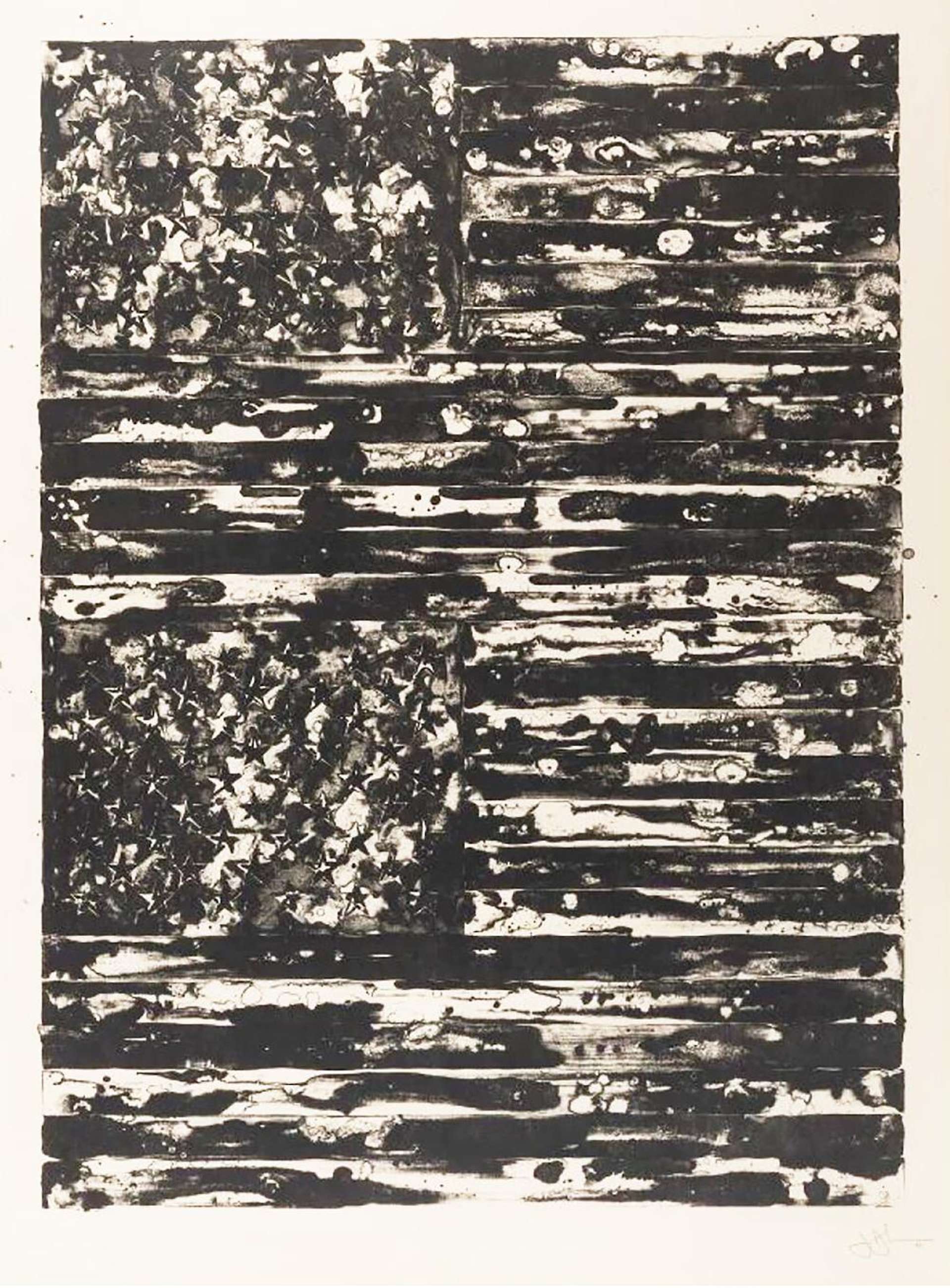 Two Flags (ULAE 209) - Signed Print by Jasper Johns 1980 - MyArtBroker