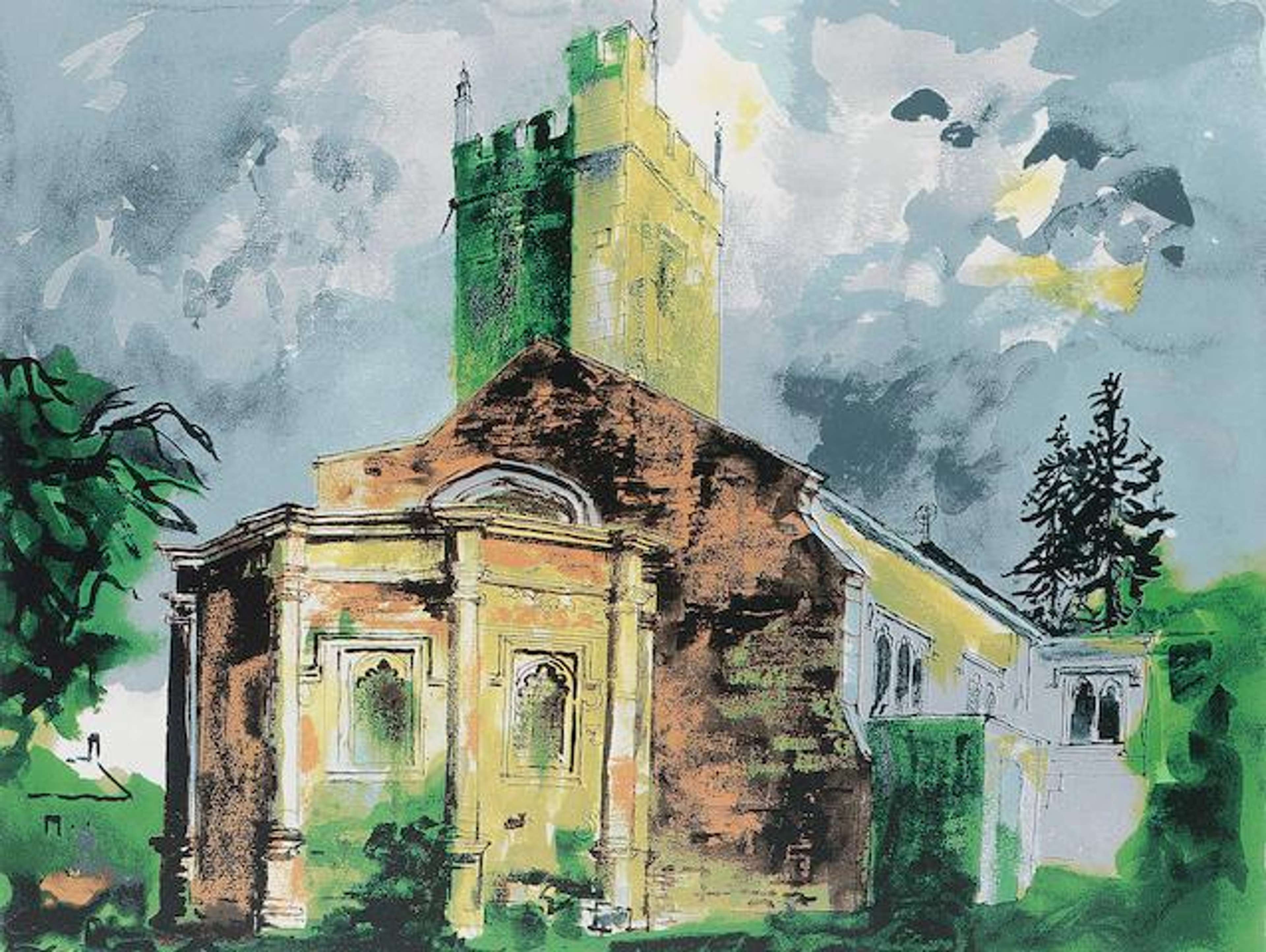 Sunningwell, Oxfordshire - Signed Print by John Piper 1985 - MyArtBroker